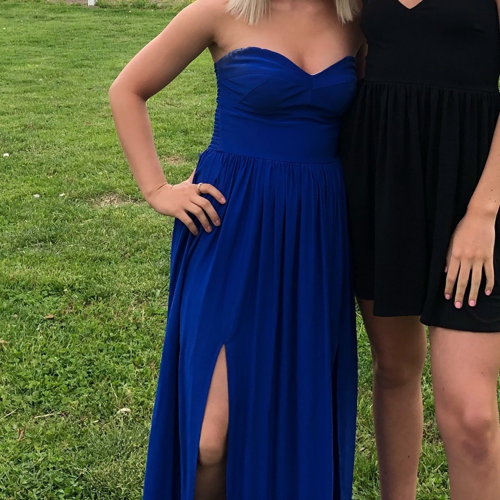 Amanda Uprichard long strapless dress